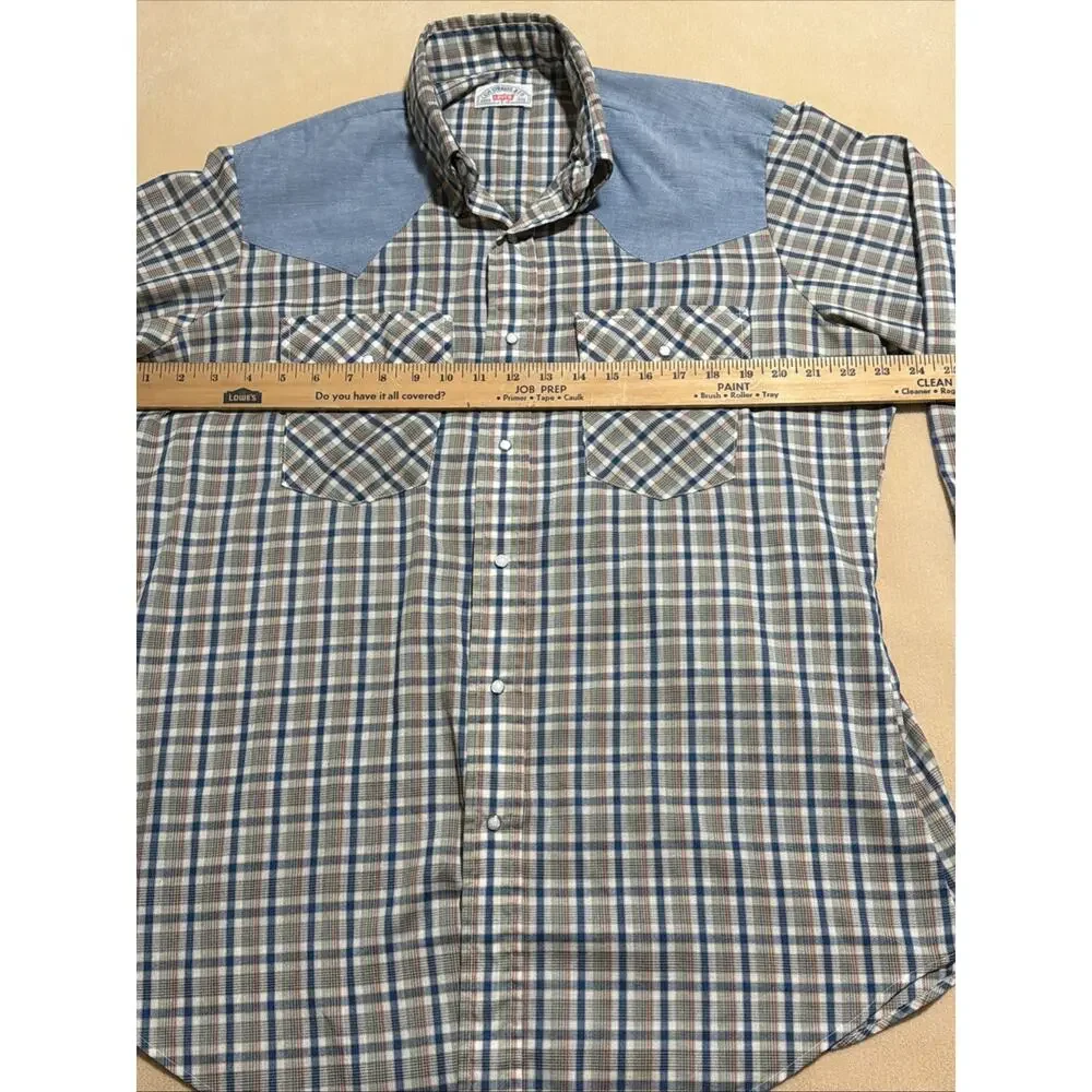 Vintage Levi’s Plaid Button Down Shirt Large